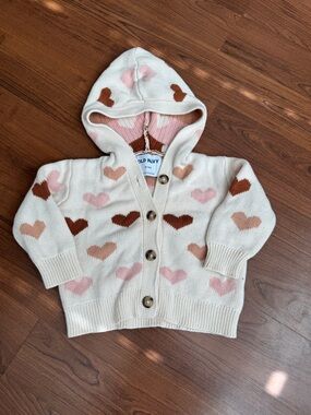 Old Navy Baby Girls Hooded Cardigan
